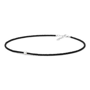 Colier cu perla naturala si spinel cu argint DiAmanti 222-58-G (Argint 925‰ 0,65 g.)